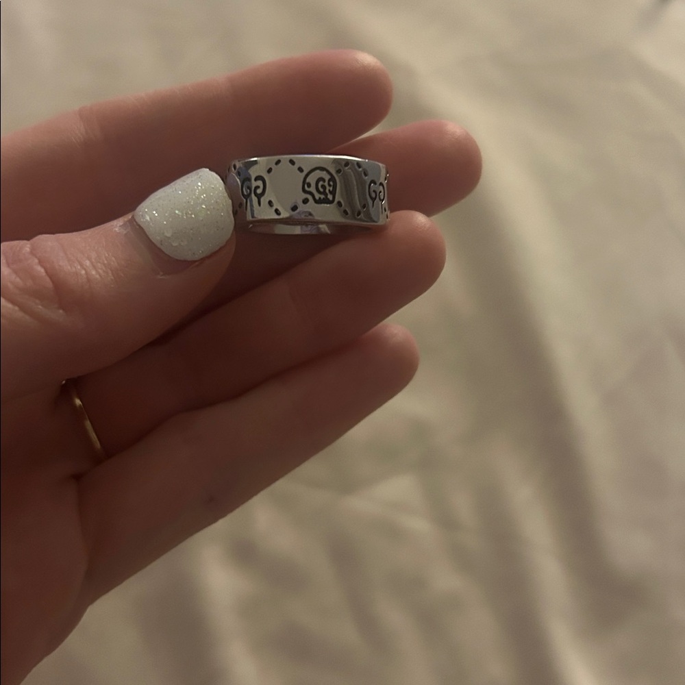 Gucci Ghost Skull Ring .925 - Picture 5 of 5